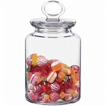 Банка 2,64л для сыпучих продуктов Kitchen cтекло